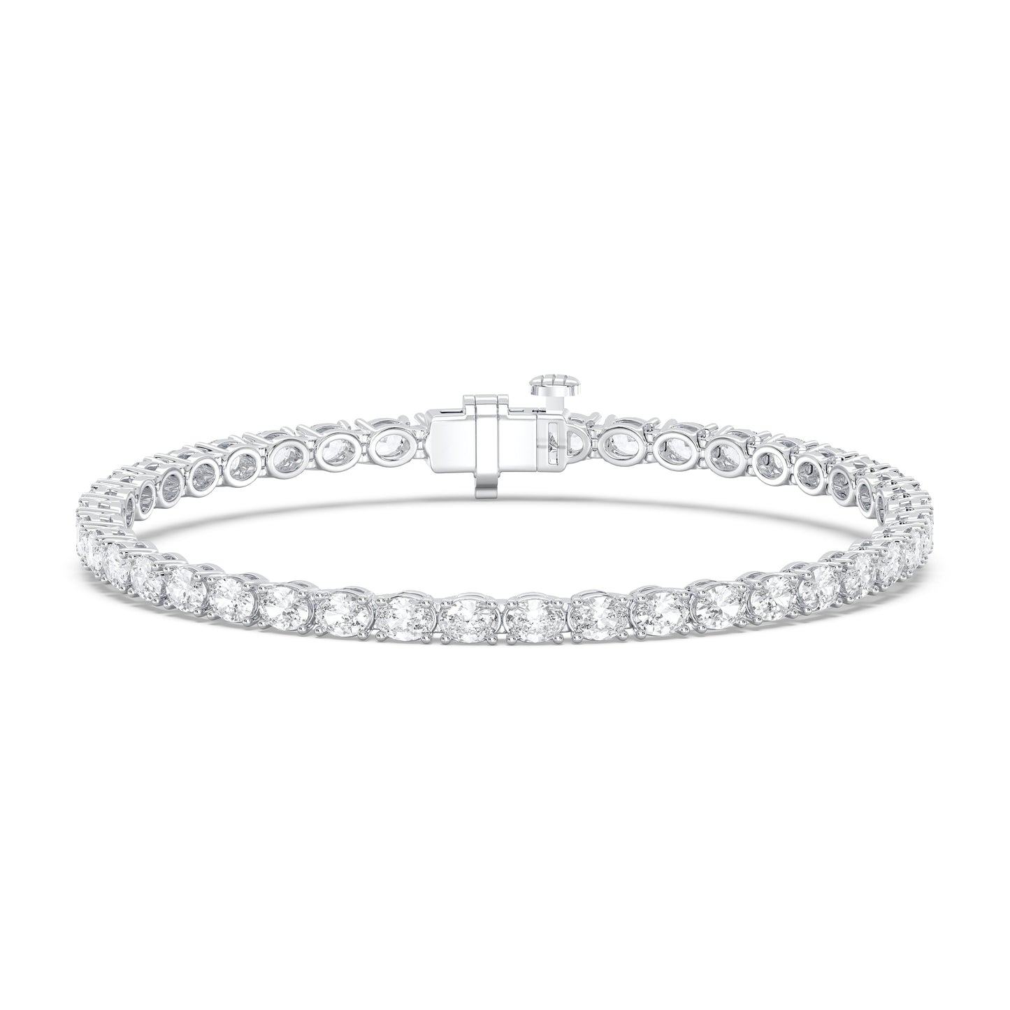 OVAL TENNIS BRACELET (E-W)