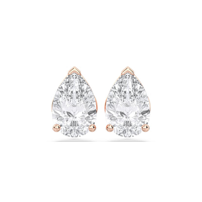 PEAR 3PRONG STUDS