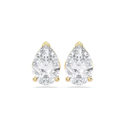 PEAR 3PRONG STUDS