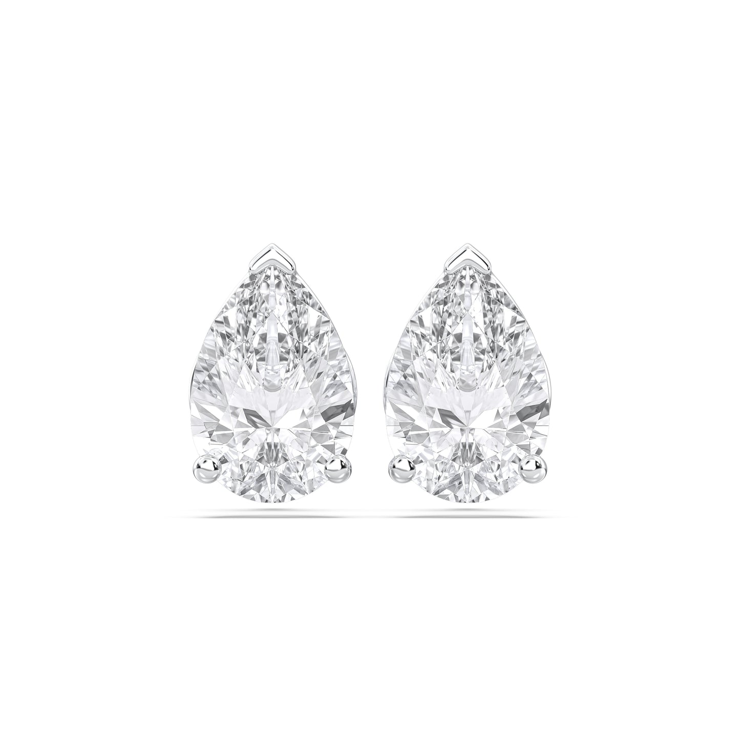 PEAR 3PRONG STUDS