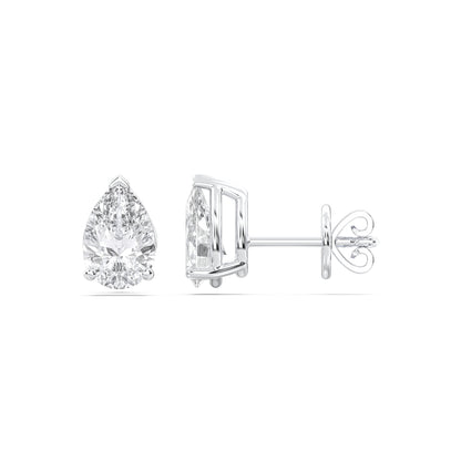 PEAR 3PRONG STUDS