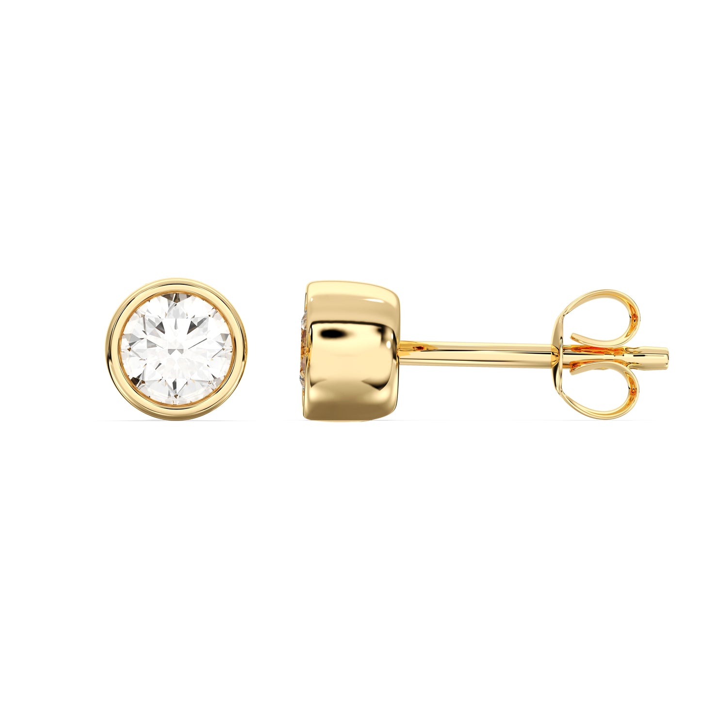 ROUND BEZEL STUDS