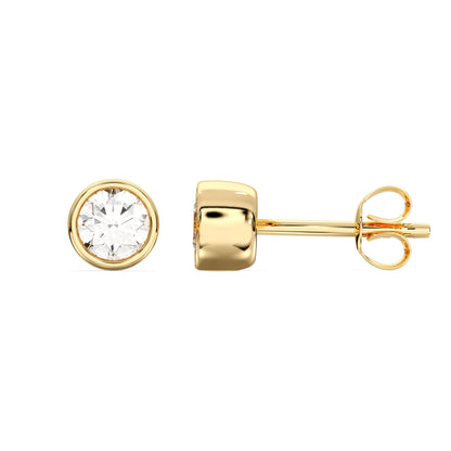 ROUND BEZEL STUDS