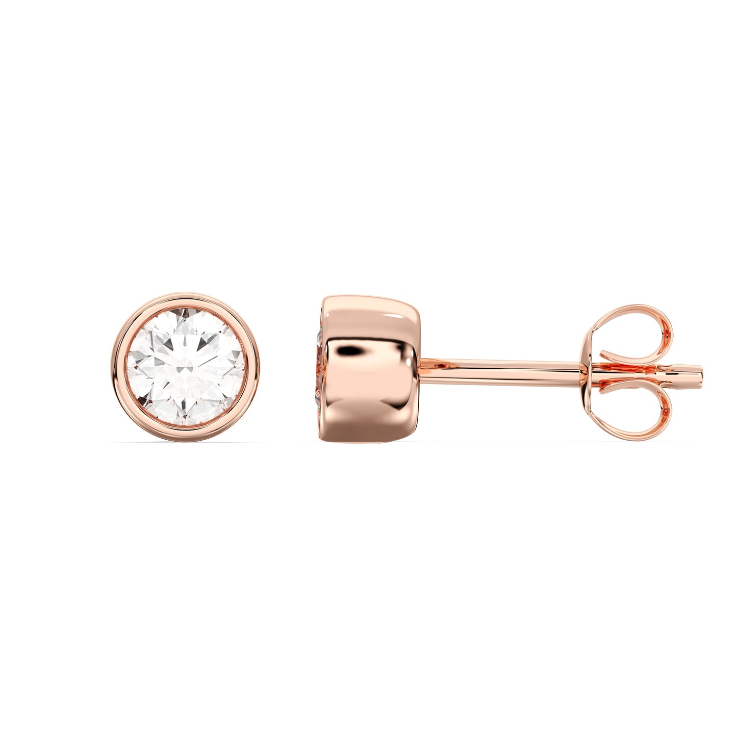 ROUND BEZEL STUDS