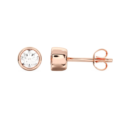 ROUND BEZEL STUDS