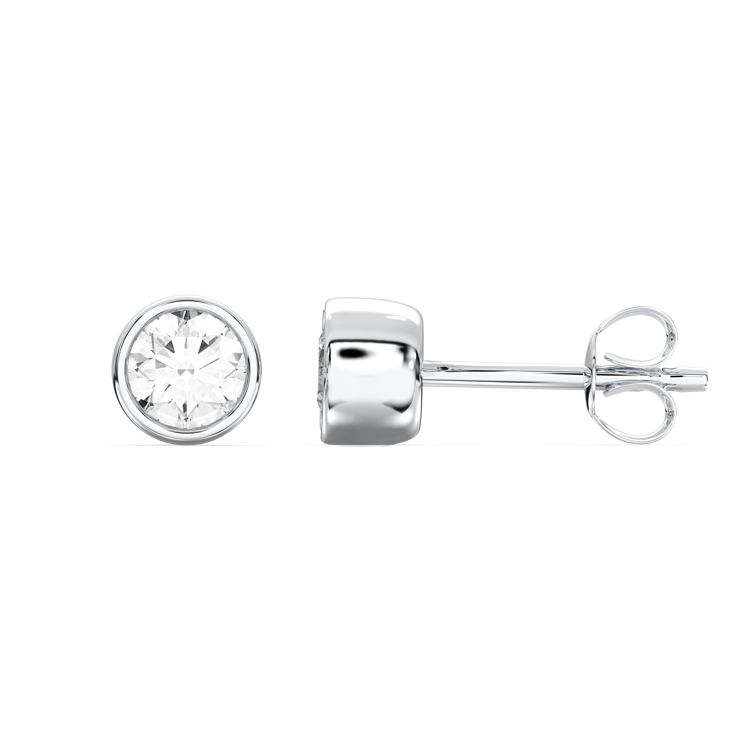 ROUND BEZEL STUDS