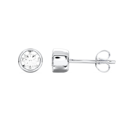 ROUND BEZEL STUDS