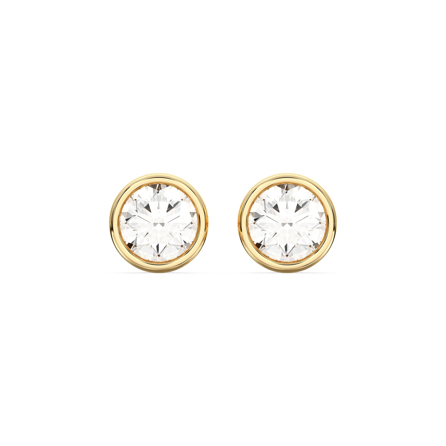 ROUND BEZEL STUDS