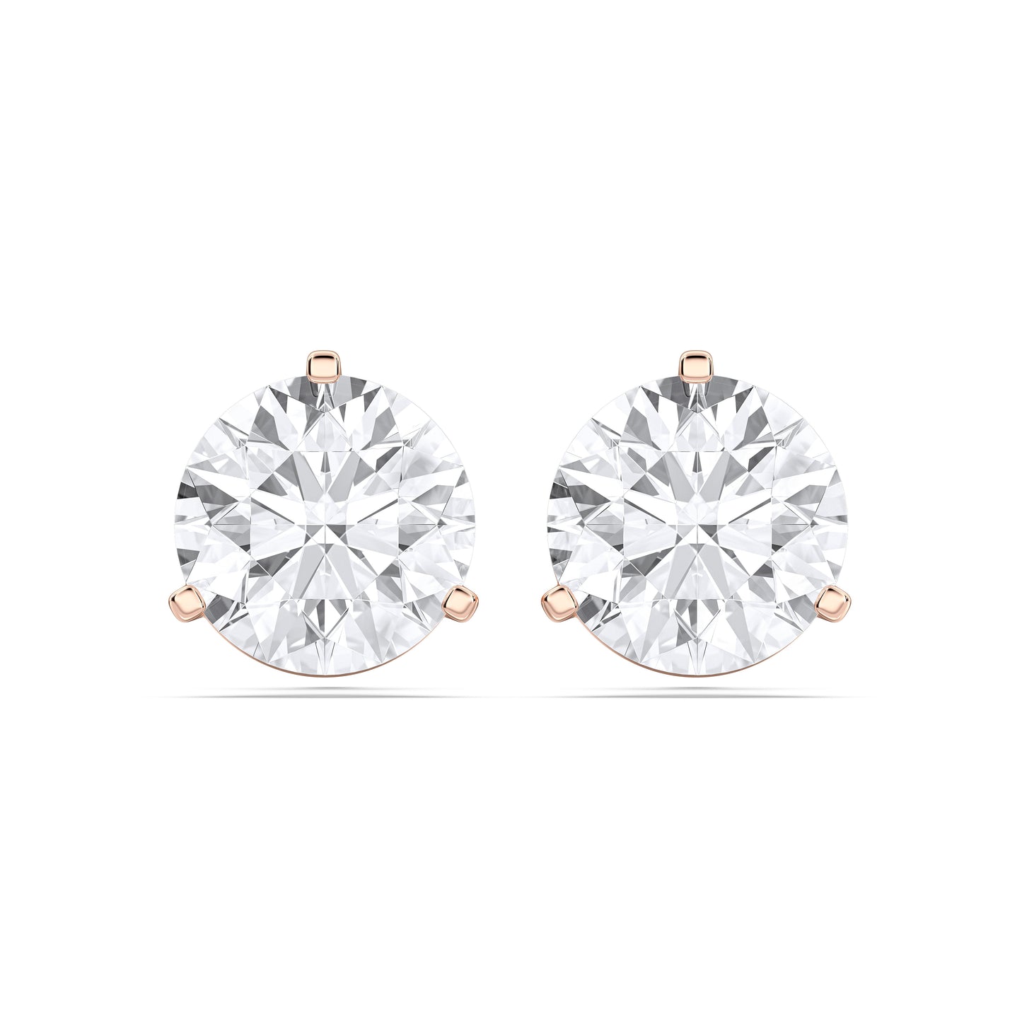 ROUND 3PRONG MARTINI STUDS