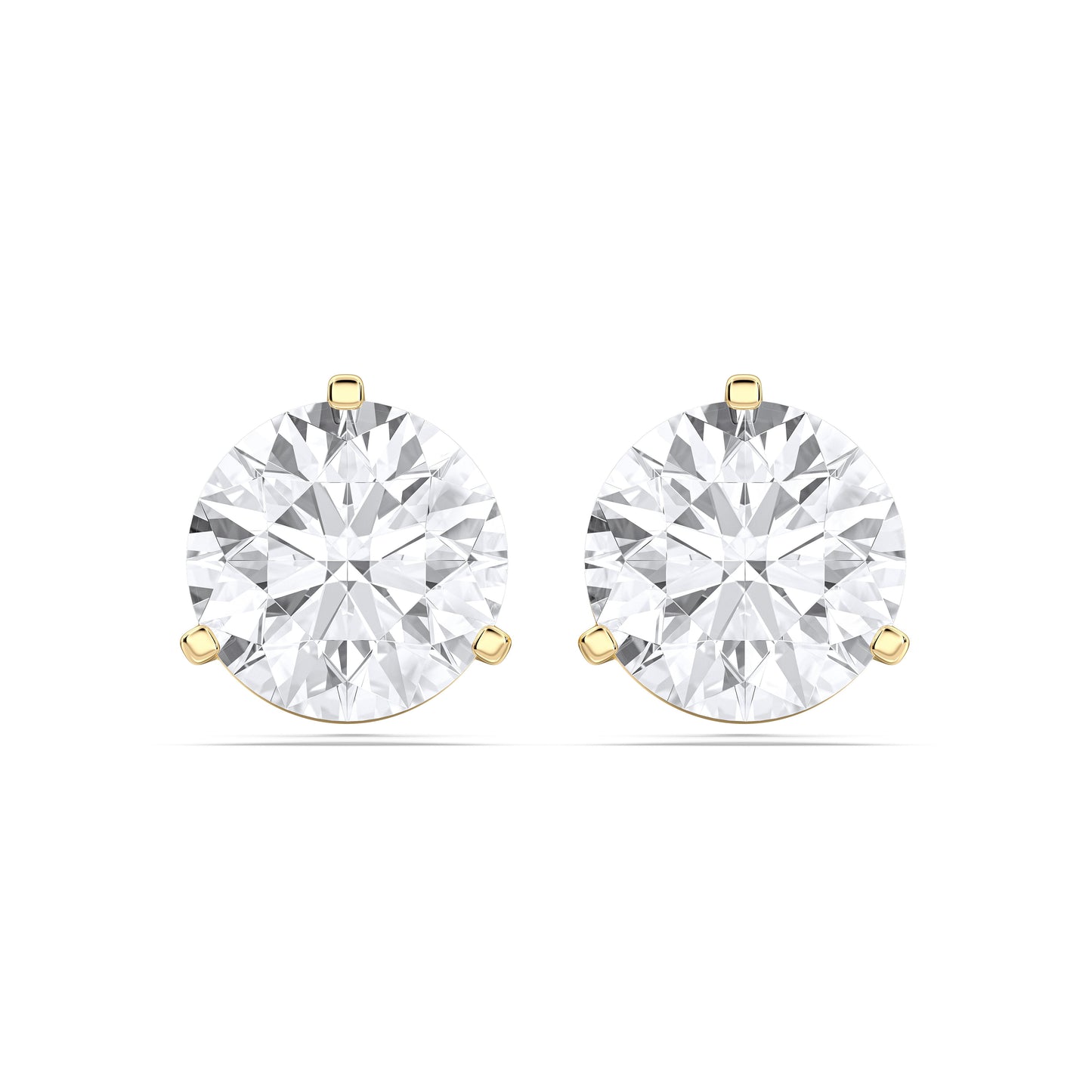 ROUND 3PRONG MARTINI STUDS