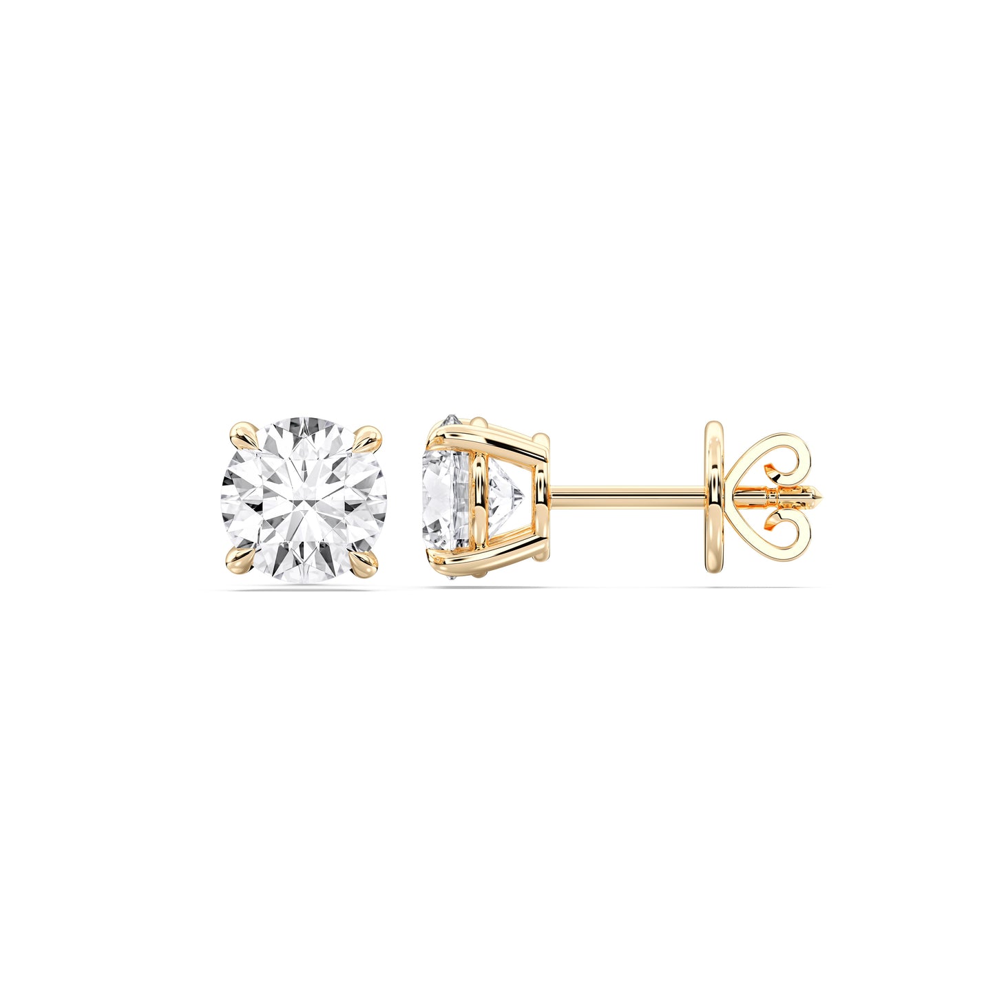 ROUND 4PRONG BASKET STUDS