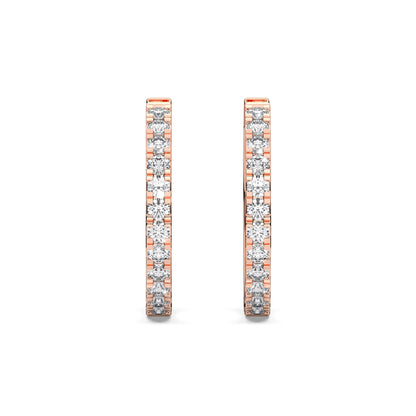 ROUND HUGGIES EARRING