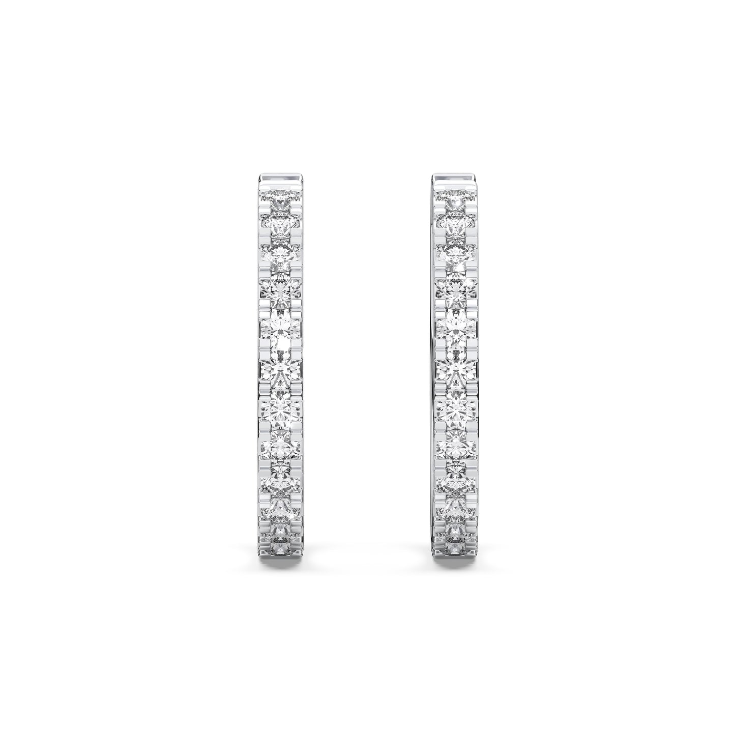 ROUND HUGGIES EARRING