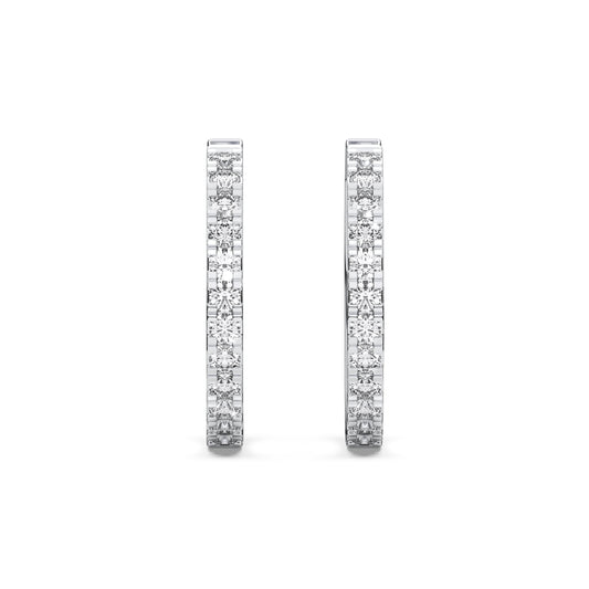 ROUND HUGGIES EARRING