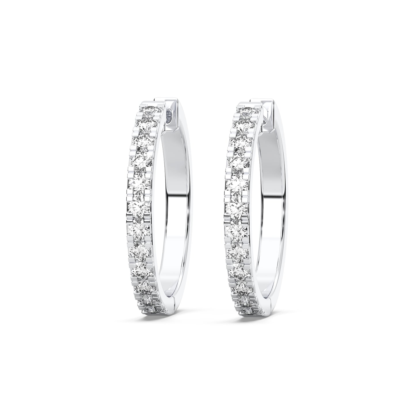 ROUND HUGGIES EARRING