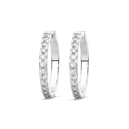 ROUND HUGGIES EARRING