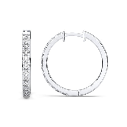 ROUND HUGGIES EARRING