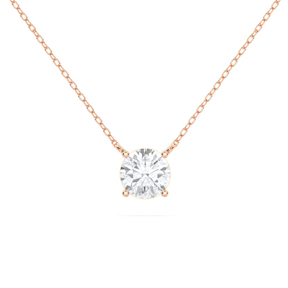 ROUND SOLITAIRE PENDANT