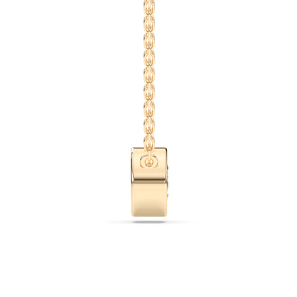 ROUND BEZEL SOLITAIRE PENDANT