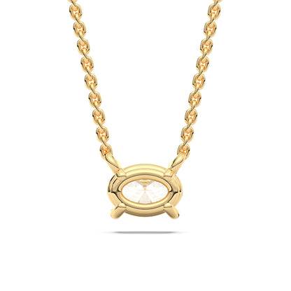 OVAL SOLITAIRE PENDANT