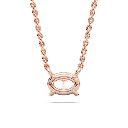OVAL SOLITAIRE PENDANT
