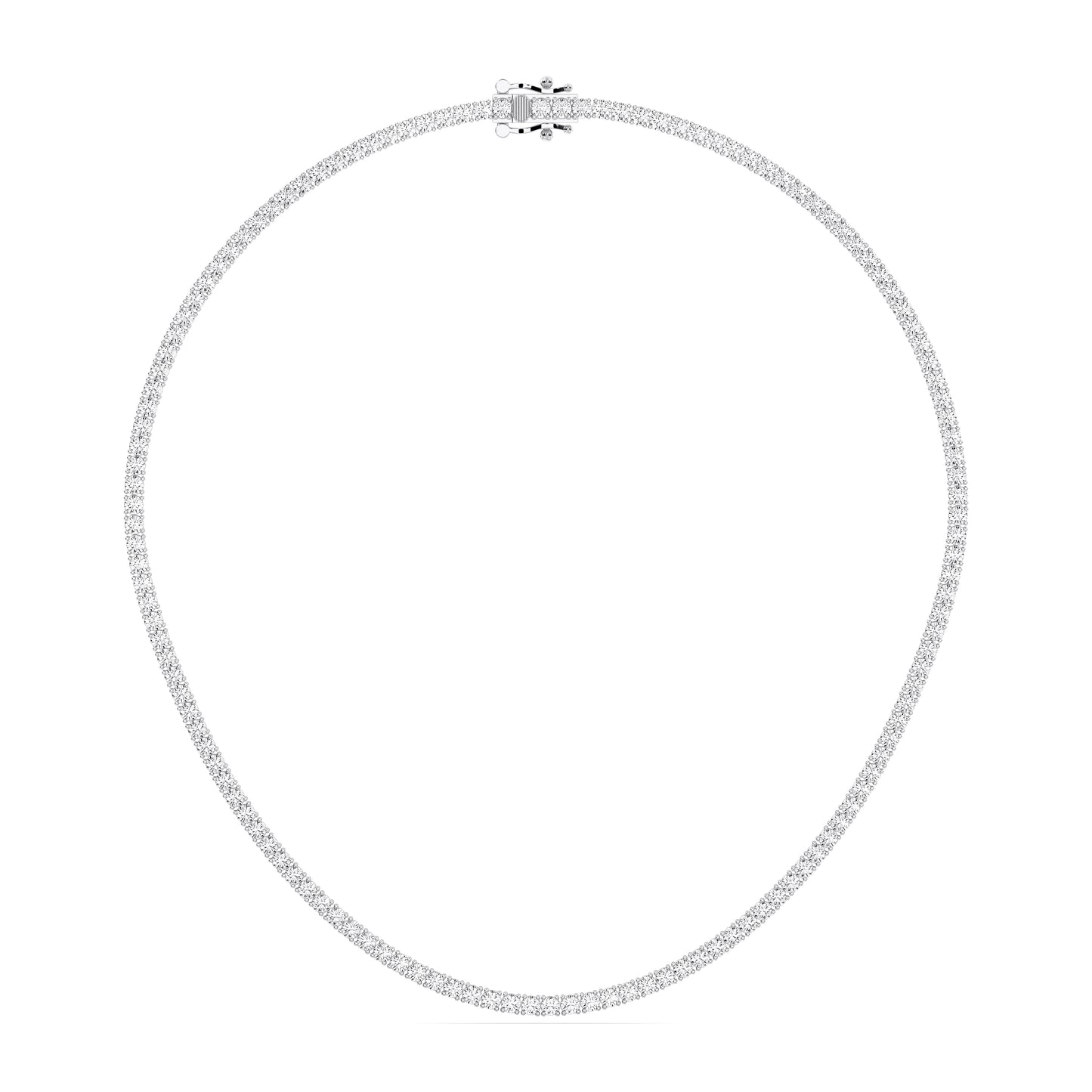 ROUND TENNIS NECKLACE