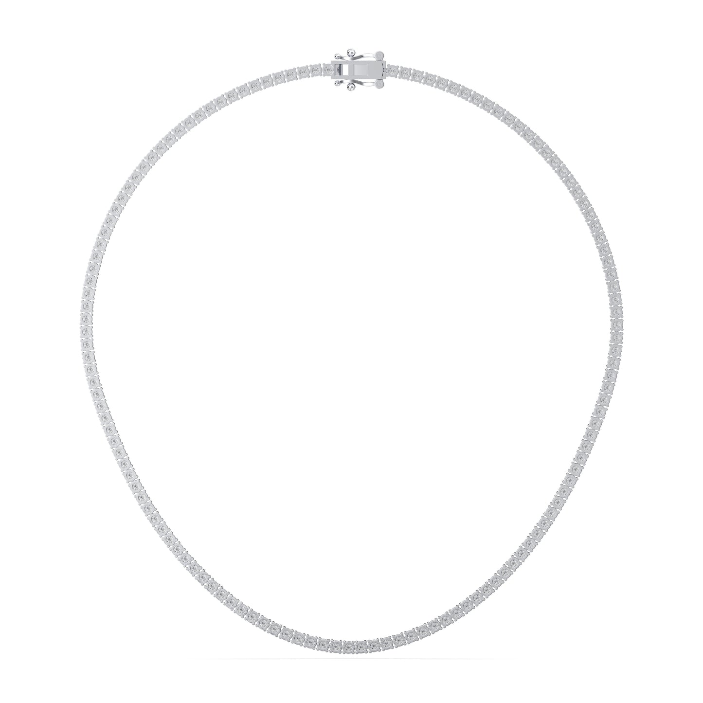 ROUND TENNIS NECKLACE