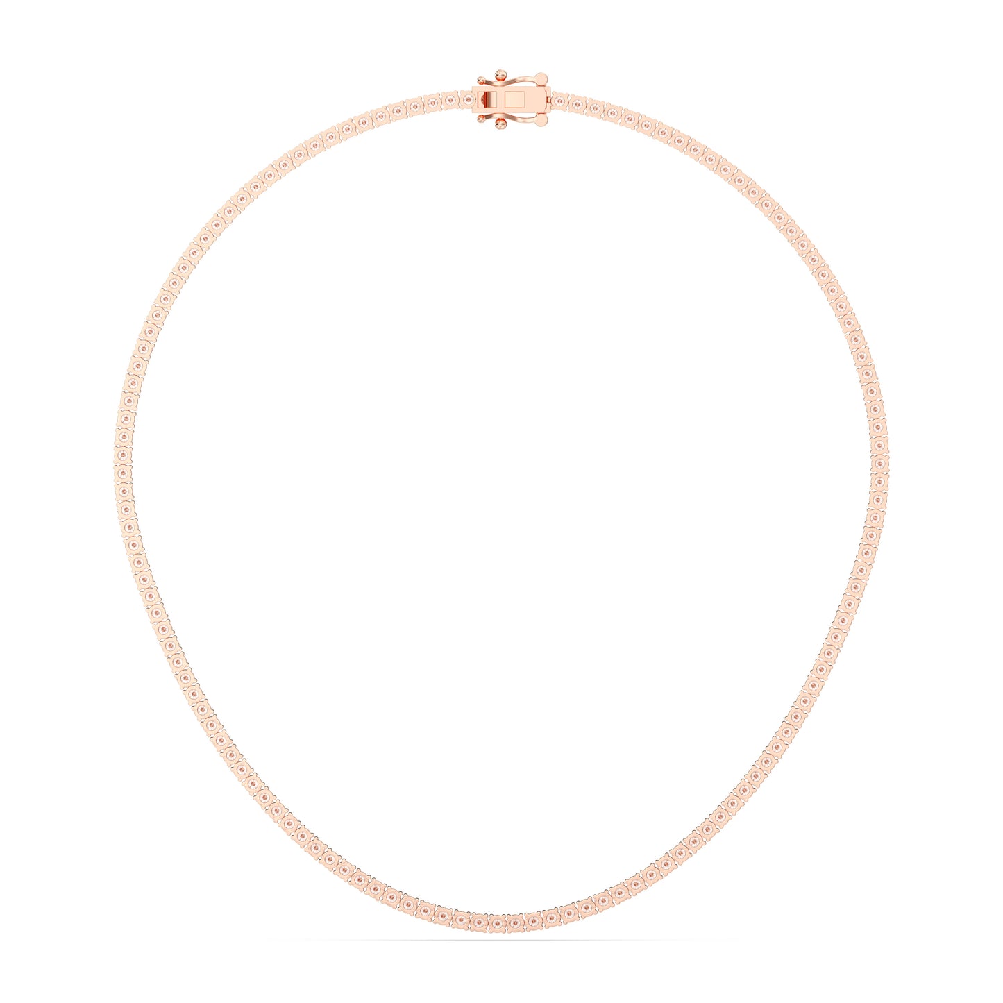 ROUND TENNIS NECKLACE