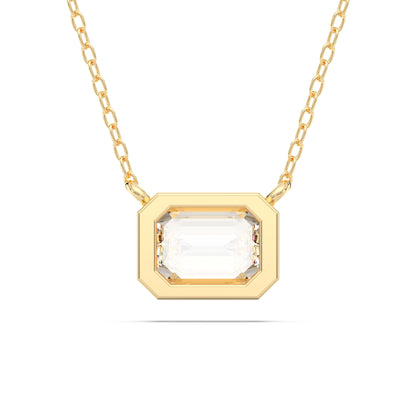 EMERALD BEZEL SOLITAIRE PENDANT