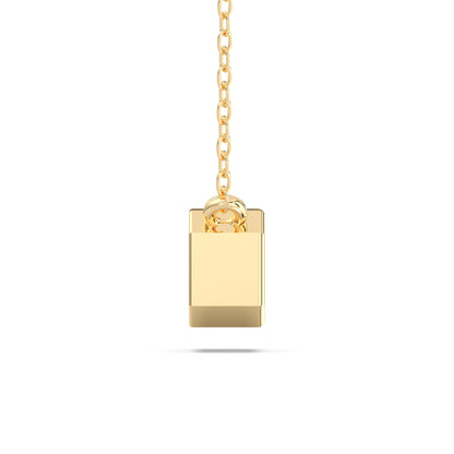 EMERALD BEZEL SOLITAIRE PENDANT
