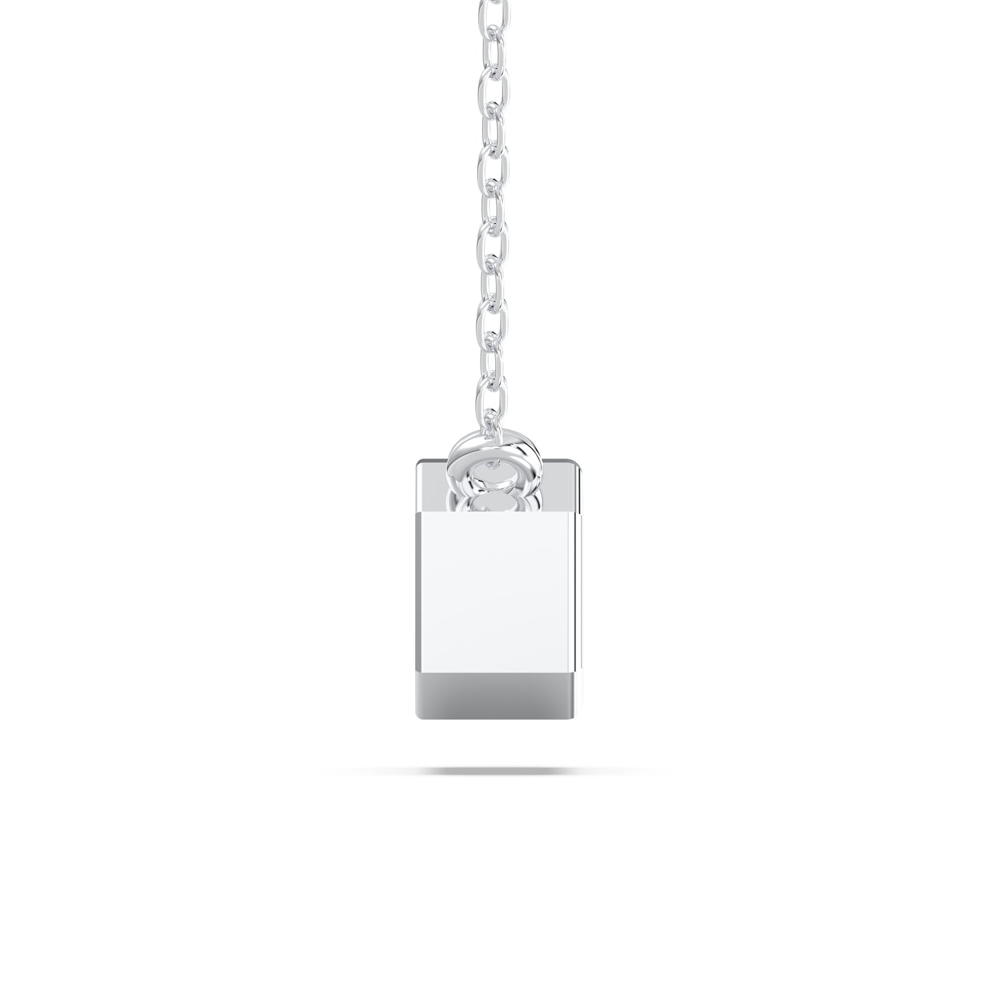 EMERALD BEZEL SOLITAIRE PENDENT