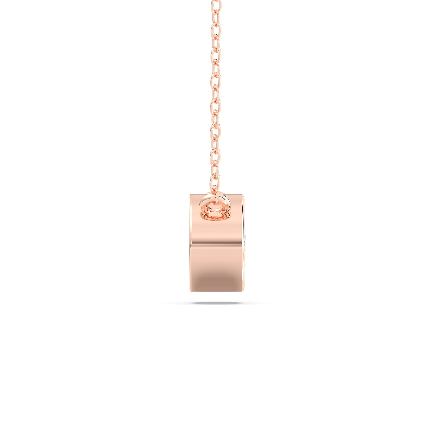 OVAL BEZEL SOLITAIRE PENDENT