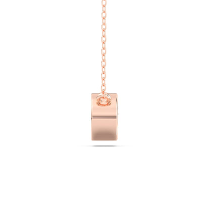 OVAL BEZEL SOLITAIRE PENDANT