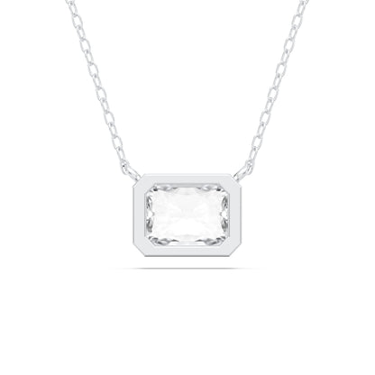 RADIANT BEZEL SOLITAIRE PENDANT