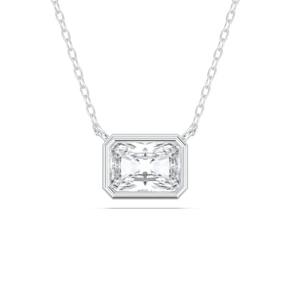 RADIANT BEZEL SOLITAIRE PENDANT