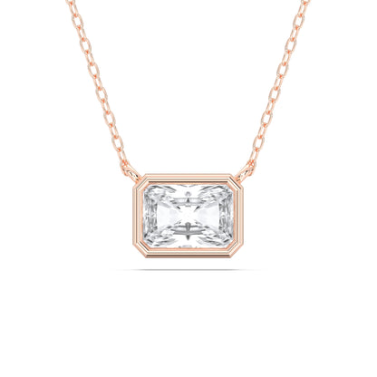 RADIANT BEZEL SOLITAIRE PENDANT
