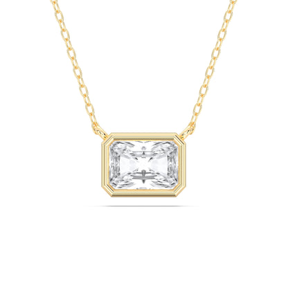 RADIANT BEZEL SOLITAIRE PENDANT