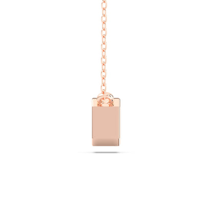 RADIANT BEZEL SOLITAIRE PENDANT