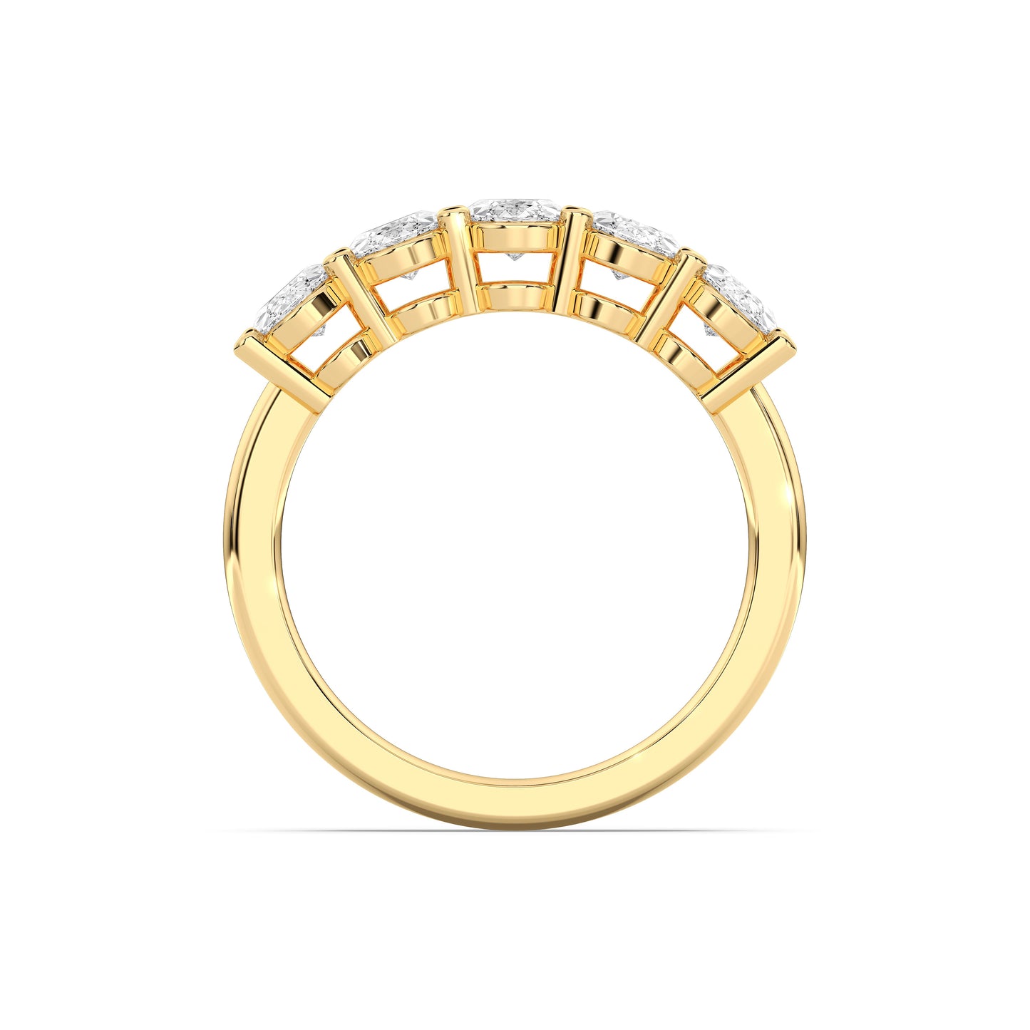 5 STONE OVAL
