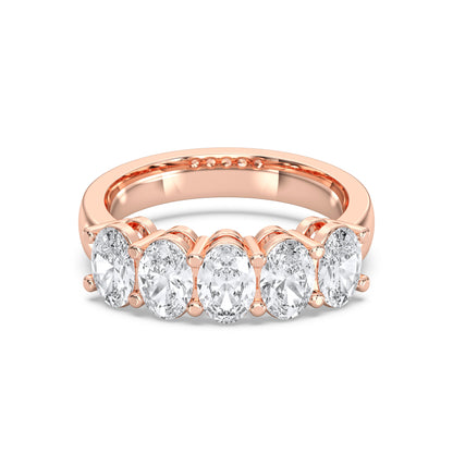 5 STONE OVAL