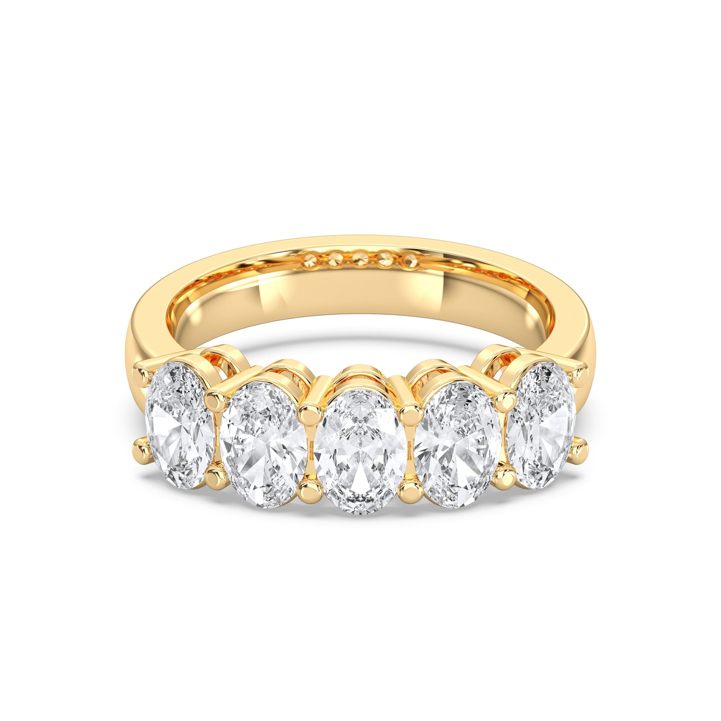 5 STONE OVAL