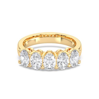 5 STONE OVAL