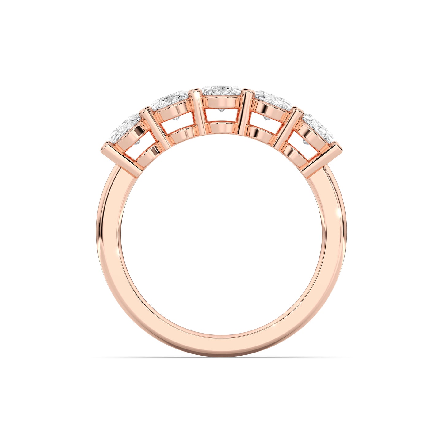 5 STONE OVAL