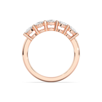5 STONE OVAL