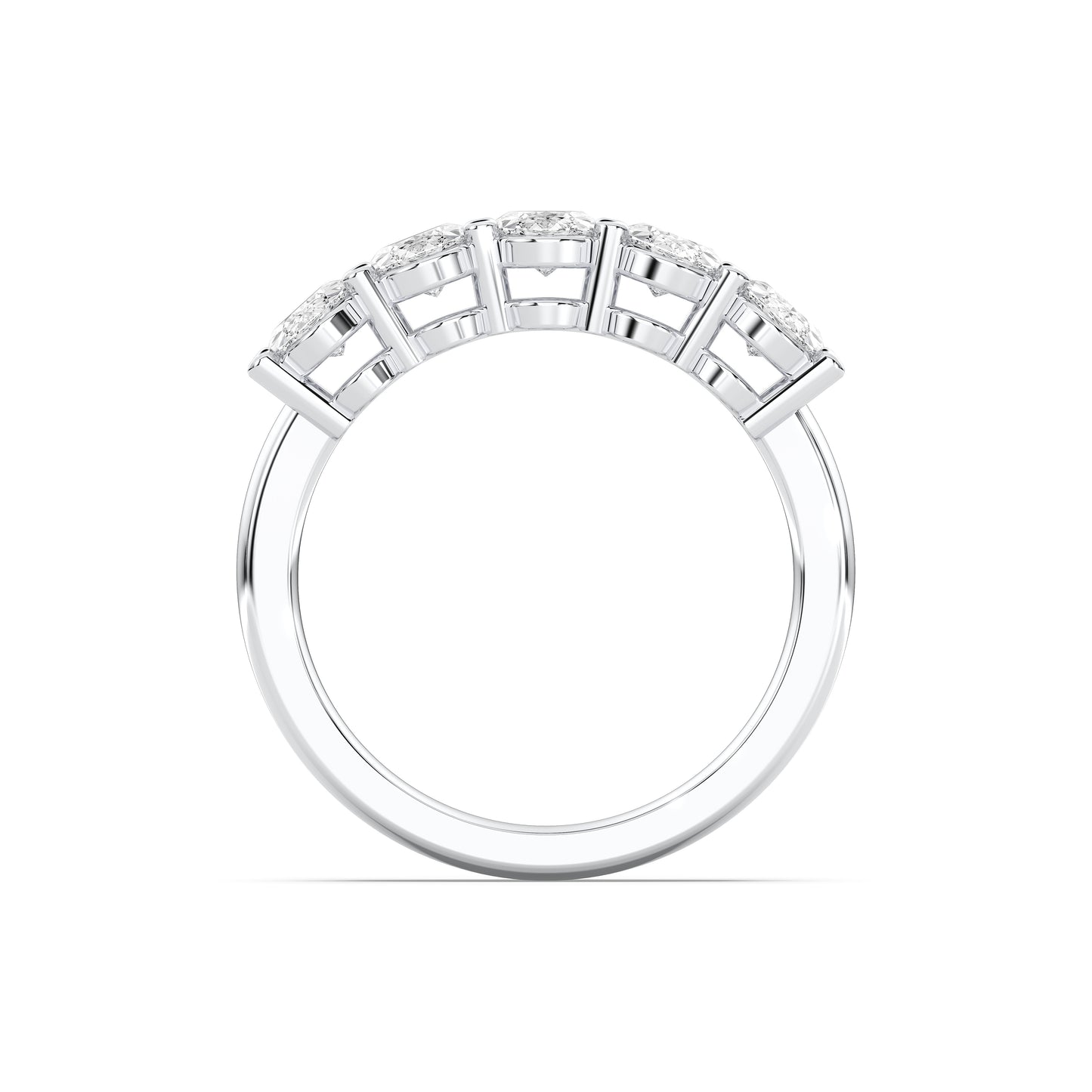5 STONE OVAL