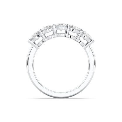 5 STONE OVAL