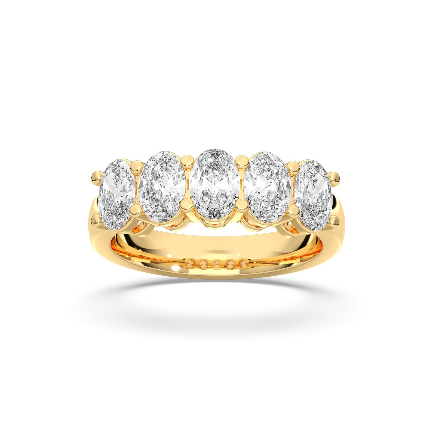 5 STONE OVAL
