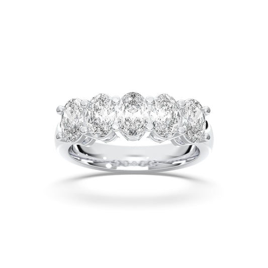 5 STONE OVAL
