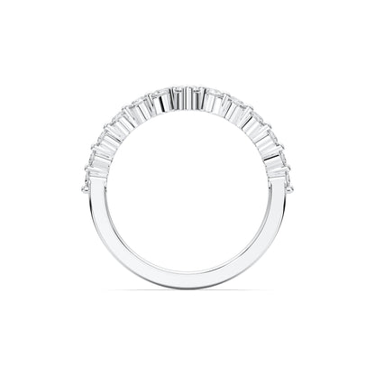 ROUND V SHAPE WEDDING BAND
