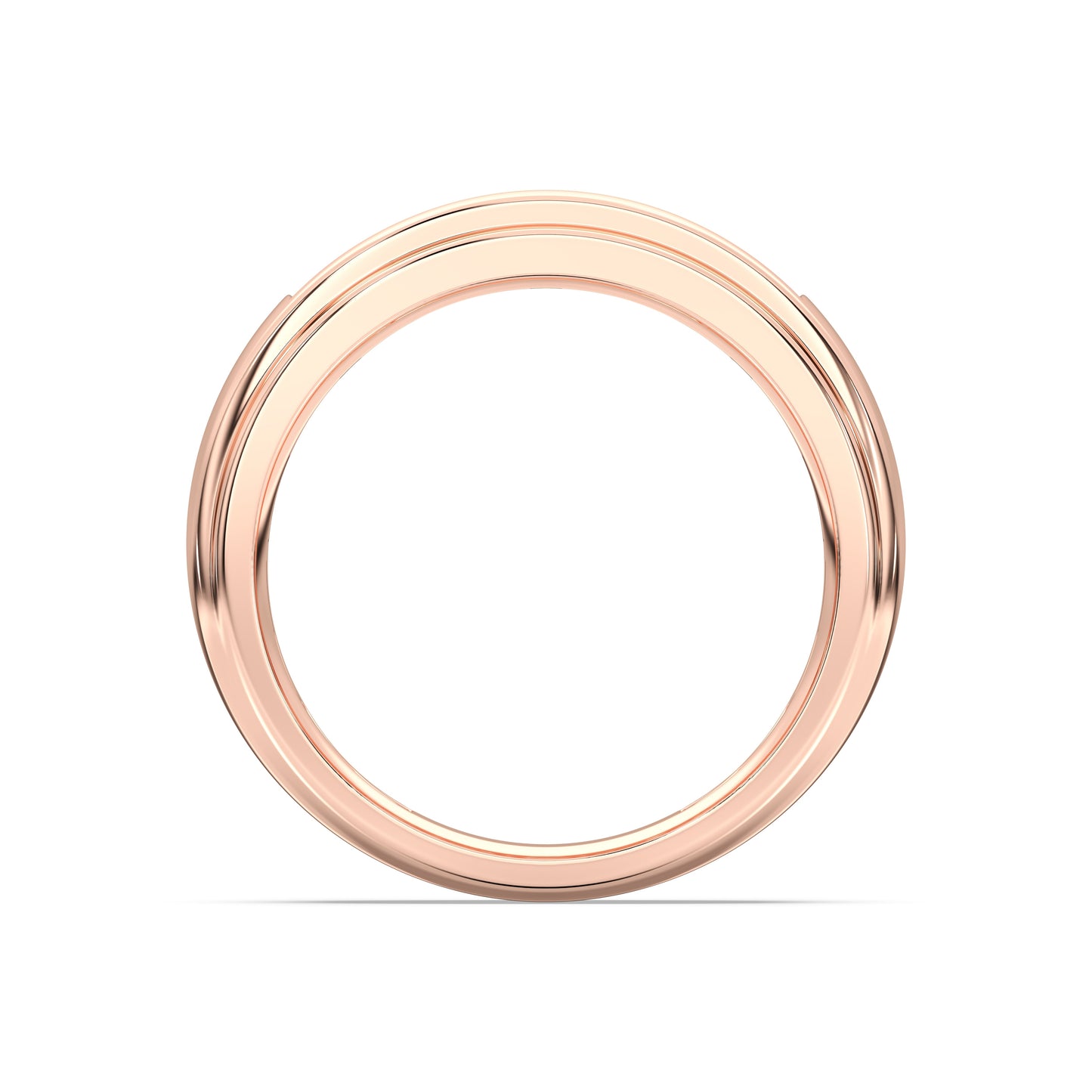 MENS 5STONE WEDDING BAND